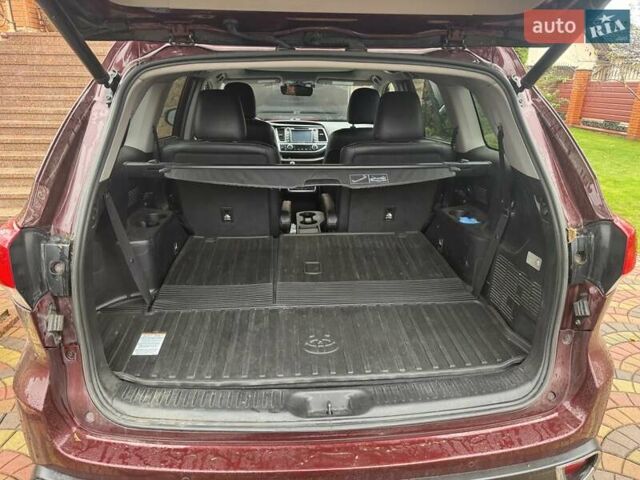 Красный Тойота Хайлендер, объемом двигателя 3.46 л и пробегом 65 тыс. км за 36200 $, фото 18 на Automoto.ua