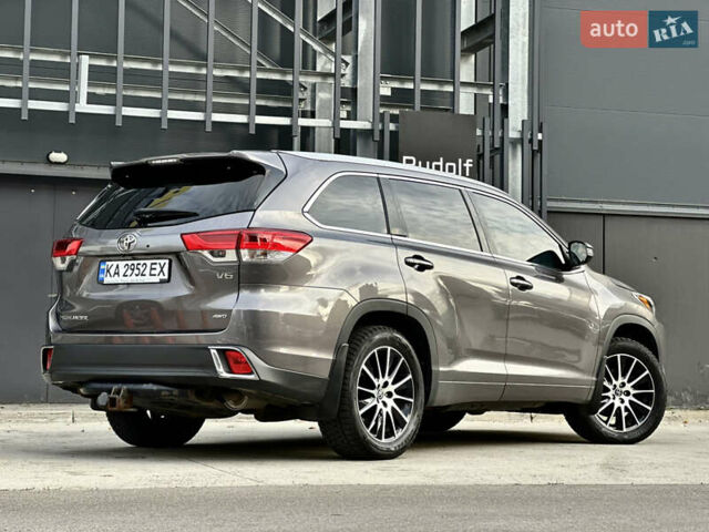 Тойота Хайлендер 2019 в Киеве на Automoto.ua Серый Тойота Хайлендер, объемом двигателя 3.46 л и пробегом 59 тыс. км за 35000 $, фото 6 на Automoto.ua