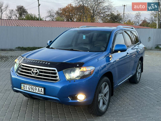 Синий Тойота Хайлендер, объемом двигателя 3.5 л и пробегом 196 тыс. км за 13000 $, фото 91 на Automoto.ua