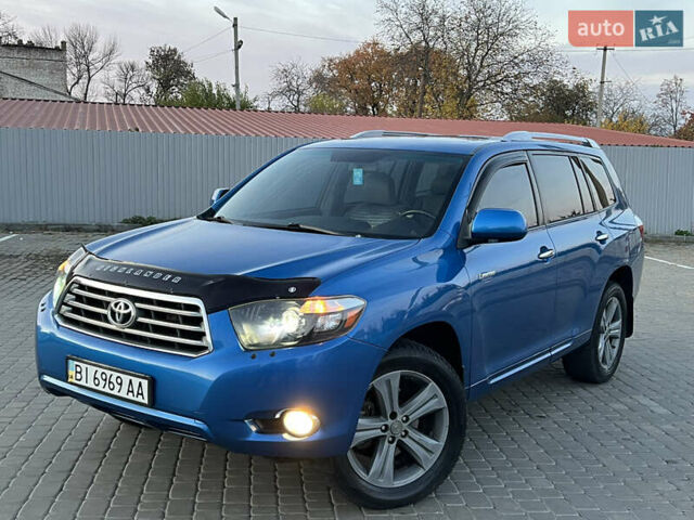 Синий Тойота Хайлендер, объемом двигателя 3.5 л и пробегом 196 тыс. км за 13000 $, фото 97 на Automoto.ua