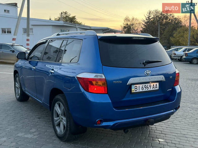 Синий Тойота Хайлендер, объемом двигателя 3.5 л и пробегом 196 тыс. км за 13000 $, фото 96 на Automoto.ua