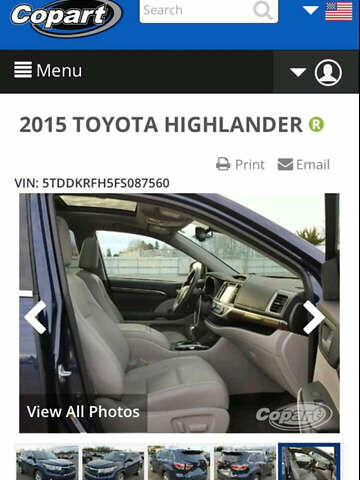 Синій Тойота Хайлендер, об'ємом двигуна 3.46 л та пробігом 235 тис. км за 23500 $, фото 19 на Automoto.ua