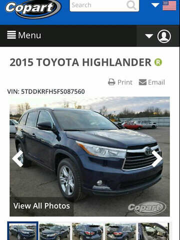 Синій Тойота Хайлендер, об'ємом двигуна 3.46 л та пробігом 235 тис. км за 23500 $, фото 15 на Automoto.ua