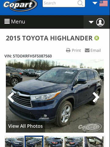 Синій Тойота Хайлендер, об'ємом двигуна 3.46 л та пробігом 235 тис. км за 23500 $, фото 16 на Automoto.ua