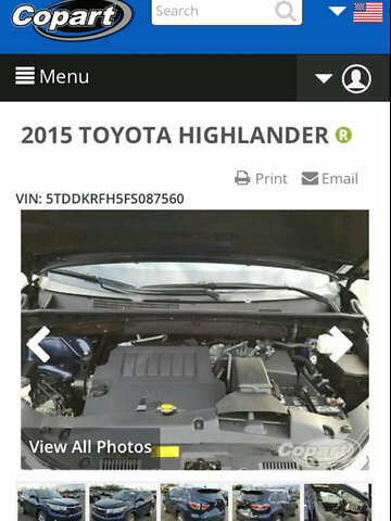 Синій Тойота Хайлендер, об'ємом двигуна 3.46 л та пробігом 235 тис. км за 23500 $, фото 22 на Automoto.ua