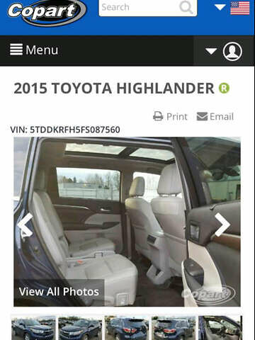 Синій Тойота Хайлендер, об'ємом двигуна 3.46 л та пробігом 235 тис. км за 23500 $, фото 20 на Automoto.ua