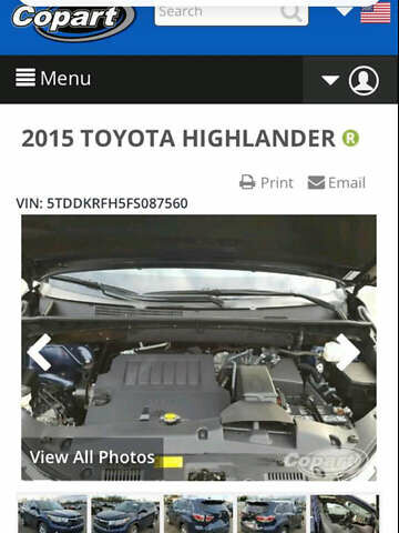 Синій Тойота Хайлендер, об'ємом двигуна 3.46 л та пробігом 235 тис. км за 23500 $, фото 21 на Automoto.ua