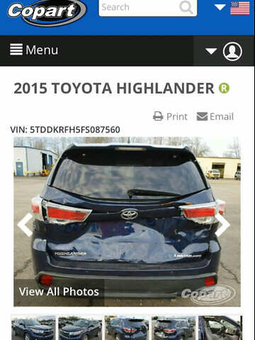 Синій Тойота Хайлендер, об'ємом двигуна 3.46 л та пробігом 235 тис. км за 23500 $, фото 24 на Automoto.ua