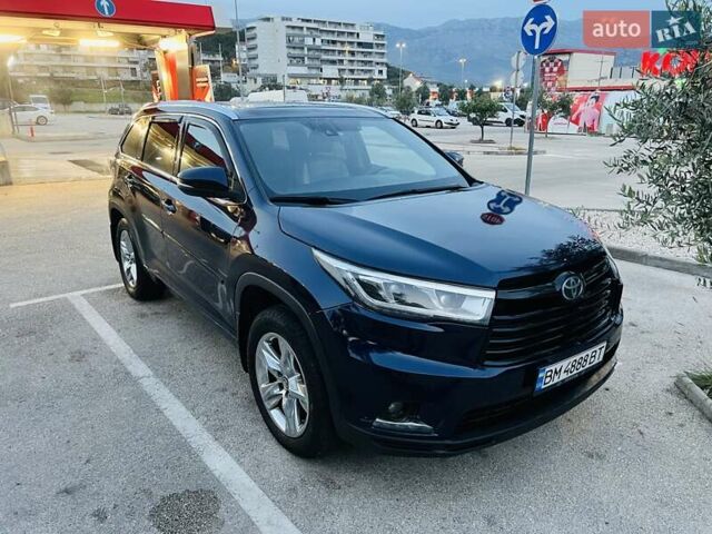 Тойота Хайлендер 2016 в Киеве на Automoto.ua Синий Тойота Хайлендер, объемом двигателя 3.55 л и пробегом 187 тыс. км за 24000 $, фото 5 на Automoto.ua