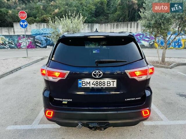 Тойота Хайлендер 2016 в Киеве на Automoto.ua Синий Тойота Хайлендер, объемом двигателя 3.55 л и пробегом 187 тыс. км за 24000 $, фото 9 на Automoto.ua