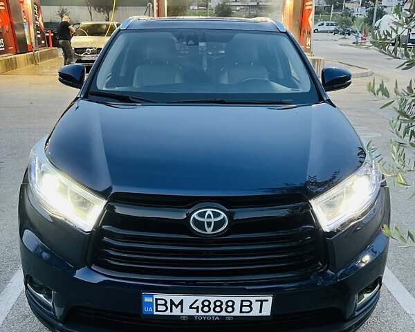 Тойота Хайлендер 2016 в Киеве на Automoto.ua Синий Тойота Хайлендер, объемом двигателя 3.55 л и пробегом 187 тыс. км за 24000 $, фото 1 на Automoto.ua