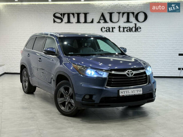 Синий Тойота Хайлендер, объемом двигателя 3.46 л и пробегом 77 тыс. км за 26000 $, фото 1 на Automoto.ua