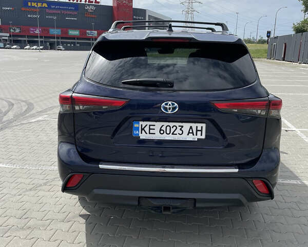 Тойота Хайлендер 2021 в Одессе на Automoto.ua Синий Тойота Хайлендер, объемом двигателя 2.49 л и пробегом 35 тыс. км за 45300 $, фото 3 на Automoto.ua