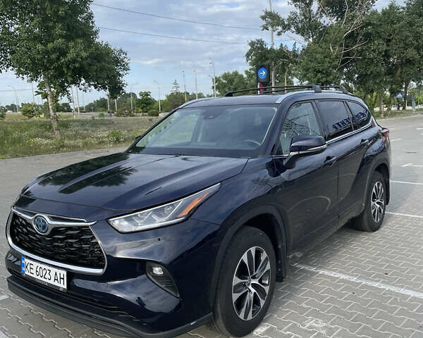 Тойота Хайлендер 2021 в Одессе на Automoto.ua Синий Тойота Хайлендер, объемом двигателя 2.49 л и пробегом 35 тыс. км за 45300 $, фото 4 на Automoto.ua