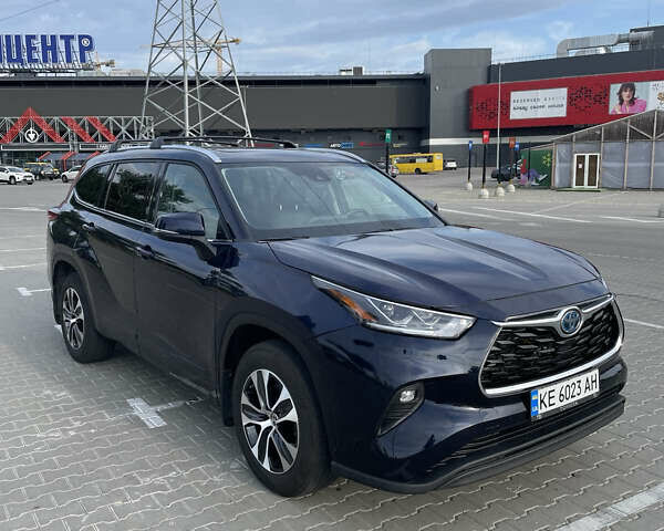 Тойота Хайлендер 2021 в Одессе на Automoto.ua Синий Тойота Хайлендер, объемом двигателя 2.49 л и пробегом 35 тыс. км за 45300 $, фото 5 на Automoto.ua