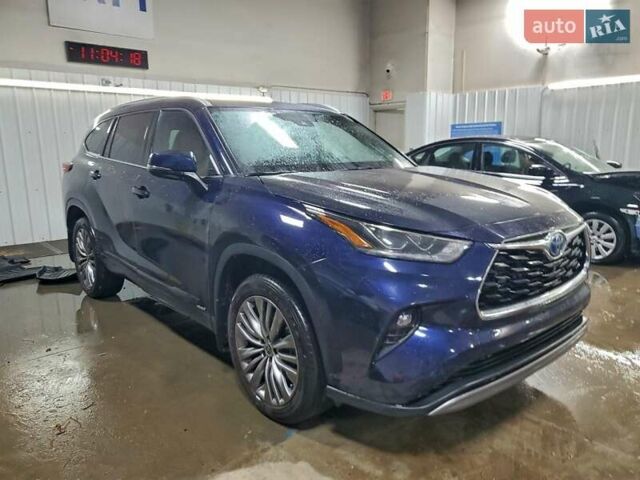 Синий Тойота Хайлендер, объемом двигателя 2.49 л и пробегом 62 тыс. км за 15600 $, фото 3 на Automoto.ua