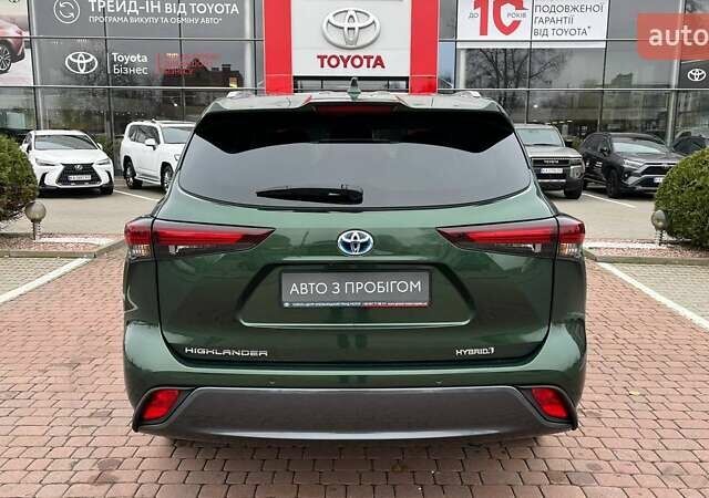 Зеленый Тойота Хайлендер, объемом двигателя 2.49 л и пробегом 2 тыс. км за 62700 $, фото 3 на Automoto.ua