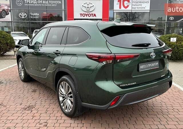 Зеленый Тойота Хайлендер, объемом двигателя 2.49 л и пробегом 2 тыс. км за 62700 $, фото 1 на Automoto.ua