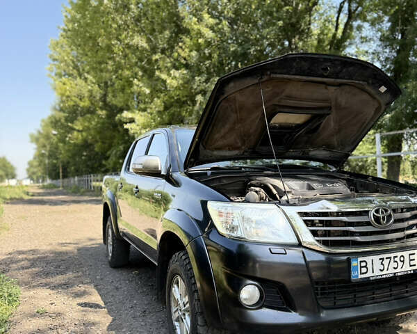 Чорний Тойота Хайлюкс, об'ємом двигуна 2.49 л та пробігом 377 тис. км за 12100 $, фото 25 на Automoto.ua