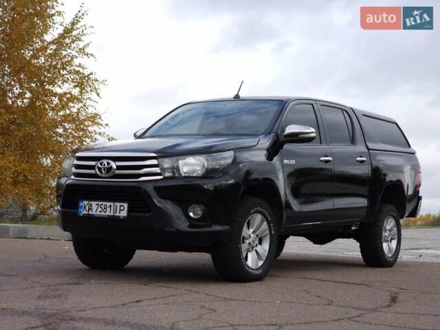 Тойота Хайлюкс 2017 в Черкассах на Automoto.ua Черный Тойота Хайлюкс, объемом двигателя 2.76 л и пробегом 290 тыс. км за 20000 $, фото 1 на Automoto.ua