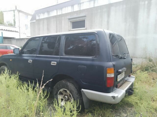 Синий Тойота Ленд Крузер 80, объемом двигателя 4.2 л и пробегом 464 тыс. км за 10500 $, фото 7 на Automoto.ua