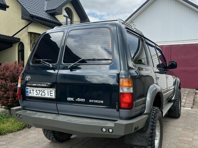 Зеленый Тойота Ленд Крузер 80, объемом двигателя 4.5 л и пробегом 374 тыс. км за 16500 $, фото 6 на Automoto.ua