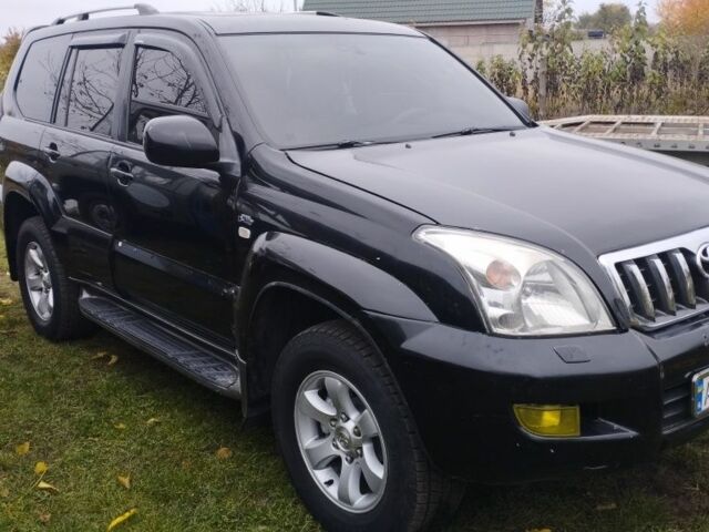 Черный Тойота Ленд Крузер Прадо 120, объемом двигателя 3 л и пробегом 285 тыс. км за 10000 $, фото 2 на Automoto.ua