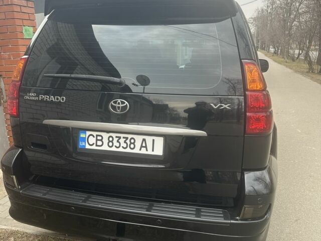 Черный Тойота Ленд Крузер Прадо 120, объемом двигателя 4 л и пробегом 325 тыс. км за 15200 $, фото 2 на Automoto.ua