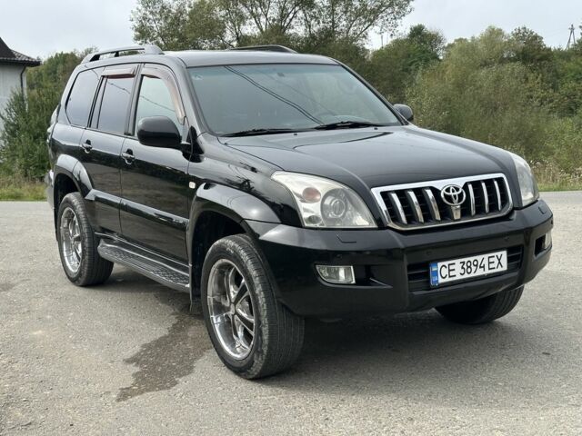 Черный Тойота Ленд Крузер Прадо 120, объемом двигателя 4 л и пробегом 296 тыс. км за 13900 $, фото 1 на Automoto.ua