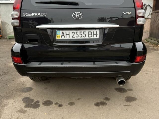 Черный Тойота Ленд Крузер Прадо 120, объемом двигателя 4 л и пробегом 214 тыс. км за 14500 $, фото 2 на Automoto.ua
