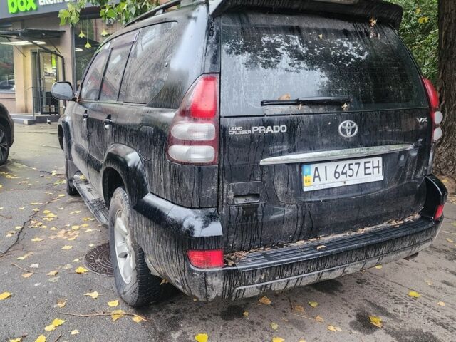 Черный Тойота Ленд Крузер Прадо 120, объемом двигателя 4 л и пробегом 126 тыс. км за 11000 $, фото 4 на Automoto.ua