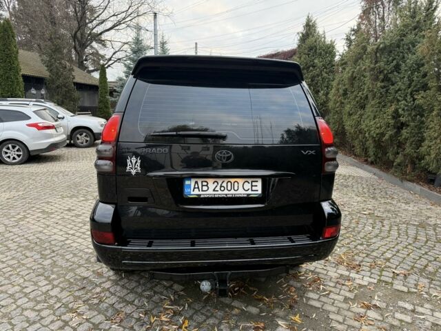 Черный Тойота Ленд Крузер Прадо 120, объемом двигателя 3 л и пробегом 277 тыс. км за 15900 $, фото 1 на Automoto.ua