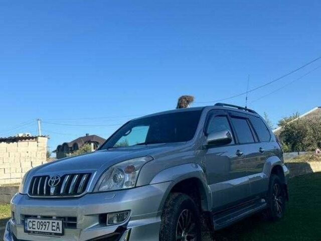 Серый Тойота Ленд Крузер Прадо 120, объемом двигателя 3 л и пробегом 333 тыс. км за 14558 $, фото 1 на Automoto.ua