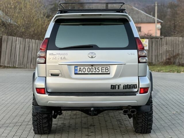 Серый Тойота Ленд Крузер Прадо 120, объемом двигателя 4 л и пробегом 320 тыс. км за 23000 $, фото 5 на Automoto.ua