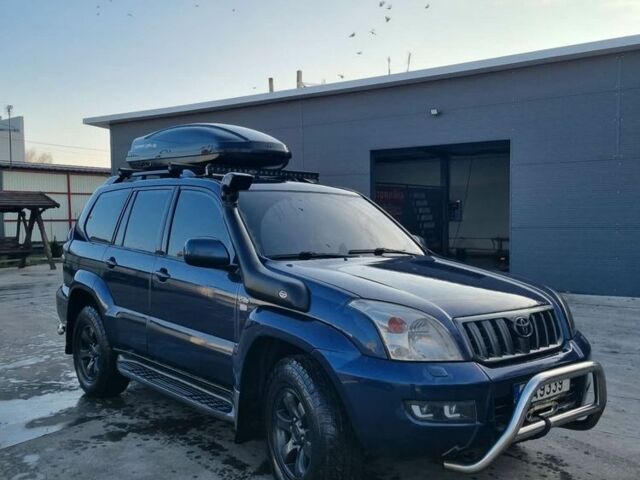 Синій Тойота Ленд Крузер Прадо 120, об'ємом двигуна 3 л та пробігом 415 тис. км за 10900 $, фото 2 на Automoto.ua