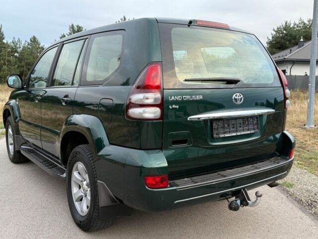 Зеленый Тойота Ленд Крузер Прадо 120, объемом двигателя 3 л и пробегом 232 тыс. км за 4300 $, фото 10 на Automoto.ua