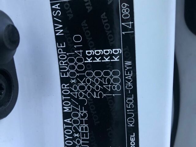 Білий Тойота Ленд Крузер Прадо 150, об'ємом двигуна 3 л та пробігом 112 тис. км за 13200 $, фото 23 на Automoto.ua