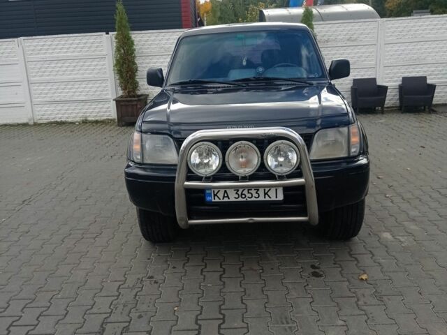 Синий Тойота Ленд Крузер Прадо 90, объемом двигателя 3.4 л и пробегом 350 тыс. км за 7900 $, фото 2 на Automoto.ua