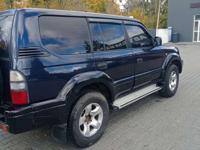 Синий Тойота Ленд Крузер Прадо 90, объемом двигателя 3.4 л и пробегом 350 тыс. км за 7900 $, фото 3 на Automoto.ua