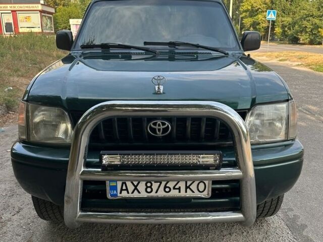 Зеленый Тойота Ленд Крузер Прадо 90, объемом двигателя 2.7 л и пробегом 268 тыс. км за 7700 $, фото 1 на Automoto.ua