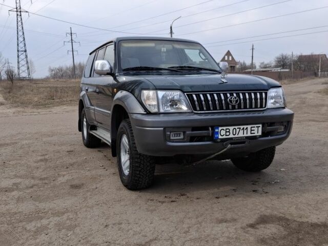 Зеленый Тойота Ленд Крузер Прадо 90, объемом двигателя 3.4 л и пробегом 340 тыс. км за 6299 $, фото 6 на Automoto.ua