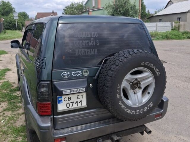 Зеленый Тойота Ленд Крузер Прадо 90, объемом двигателя 3.4 л и пробегом 340 тыс. км за 6299 $, фото 3 на Automoto.ua