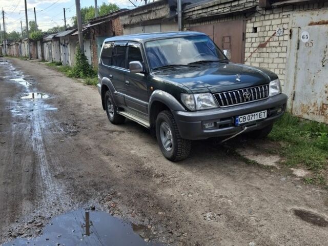 Зеленый Тойота Ленд Крузер Прадо 90, объемом двигателя 3.4 л и пробегом 340 тыс. км за 6299 $, фото 5 на Automoto.ua