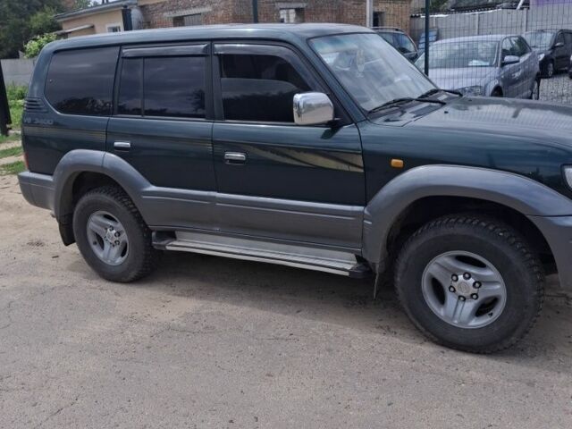 Зеленый Тойота Ленд Крузер Прадо 90, объемом двигателя 3.4 л и пробегом 340 тыс. км за 6299 $, фото 2 на Automoto.ua