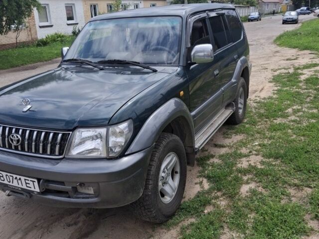 Зеленый Тойота Ленд Крузер Прадо 90, объемом двигателя 3.4 л и пробегом 340 тыс. км за 6299 $, фото 1 на Automoto.ua