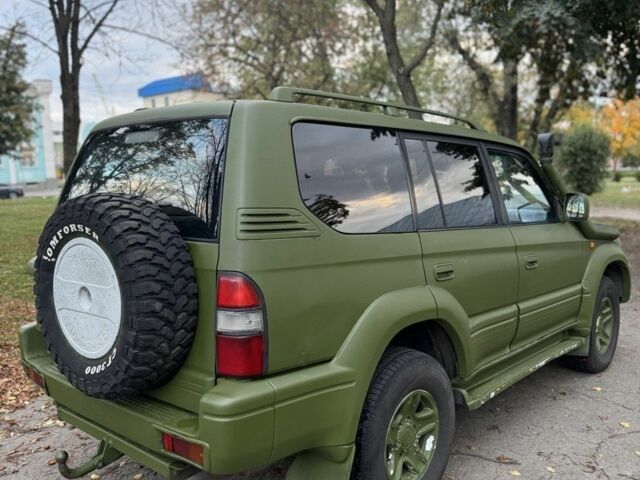Зелений Тойота Ленд Крузер Прадо 90, об'ємом двигуна 3 л та пробігом 350 тис. км за 5150 $, фото 6 на Automoto.ua
