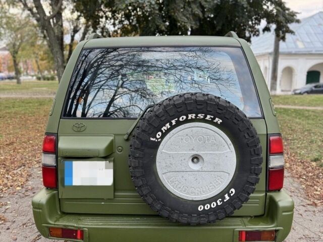 Зелений Тойота Ленд Крузер Прадо 90, об'ємом двигуна 3 л та пробігом 350 тис. км за 5150 $, фото 7 на Automoto.ua