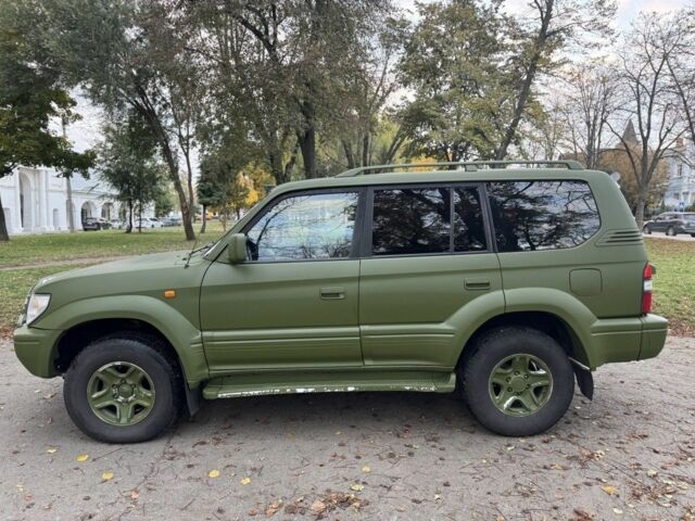 Зелений Тойота Ленд Крузер Прадо 90, об'ємом двигуна 3 л та пробігом 350 тис. км за 5150 $, фото 3 на Automoto.ua