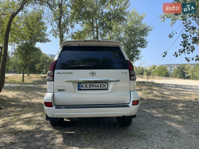 Білий Тойота Ленд Крузер Прадо, об'ємом двигуна 4 л та пробігом 240 тис. км за 16500 $, фото 4 на Automoto.ua