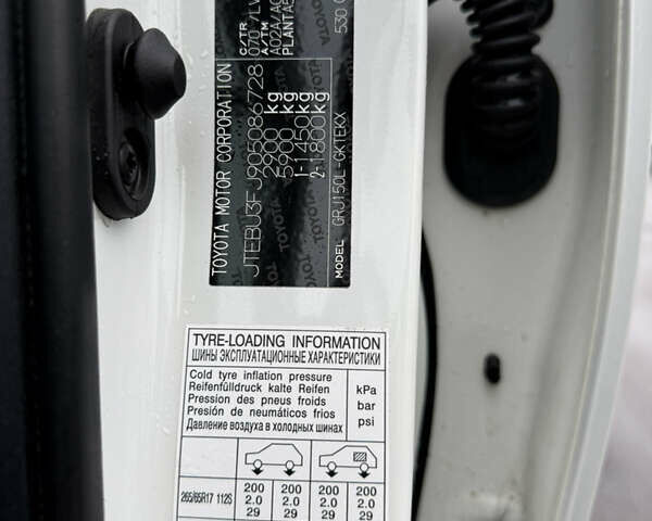 Белый Тойота Ленд Крузер Прадо, объемом двигателя 4 л и пробегом 64 тыс. км за 42900 $, фото 32 на Automoto.ua